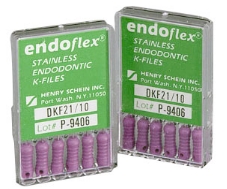 Endoflex K-Files 21 mm Size 08 6/Box